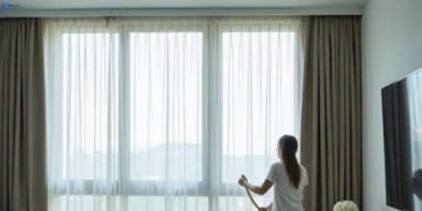 Delicate sheer drape cleaning airds-nsw Matty Curtain Cleaning